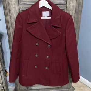 😍‼️Old Navy Burgundy Peacoat😍‼️